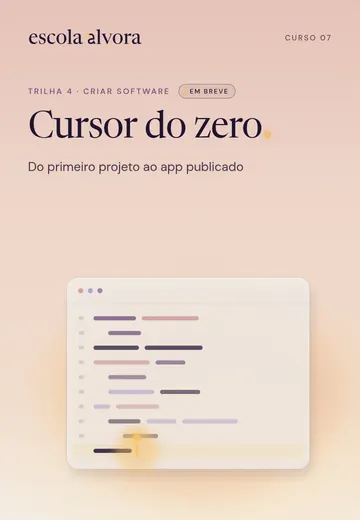Capa do curso Cursor do zero.